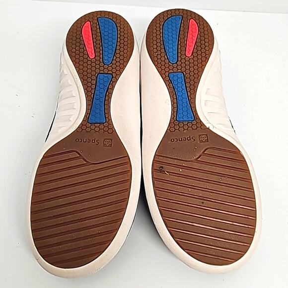 Spenco Fiesta Black White Fur Lined Slipper/Shoes Orthopedic Wm Size 9B - Defect - Picture 10 of 12